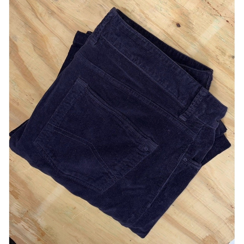 Peter Millar Superior Soft Navy Blue Stretch Corduroy 5 Pocket Chino Pants 36X32